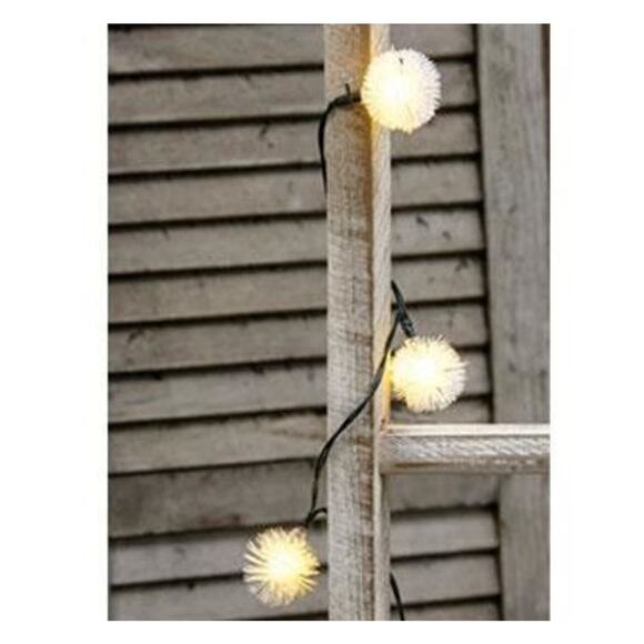 Firework Lights Battery Operated LED Warm White Indoor Outdoor Timer 10 Bulbs - Picture 1 of 6